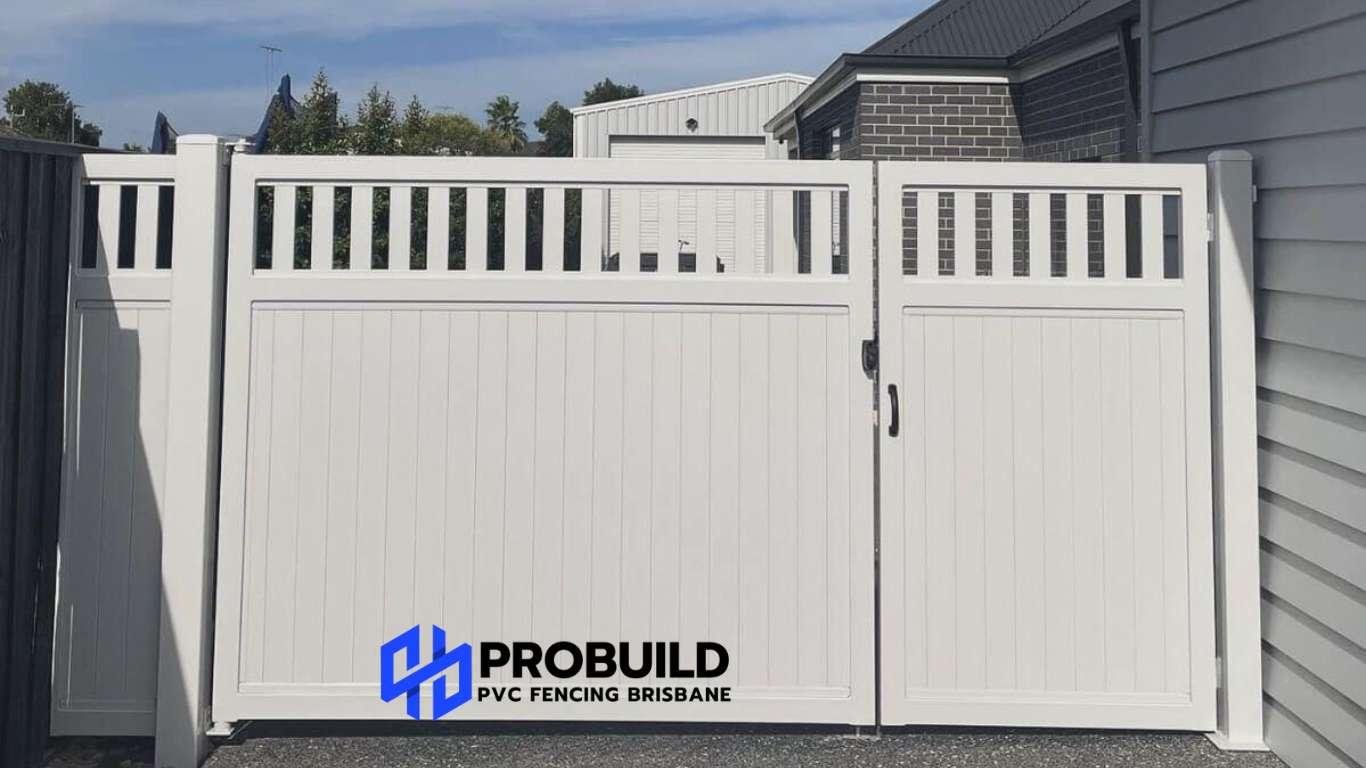 PVC Picket Fence Install