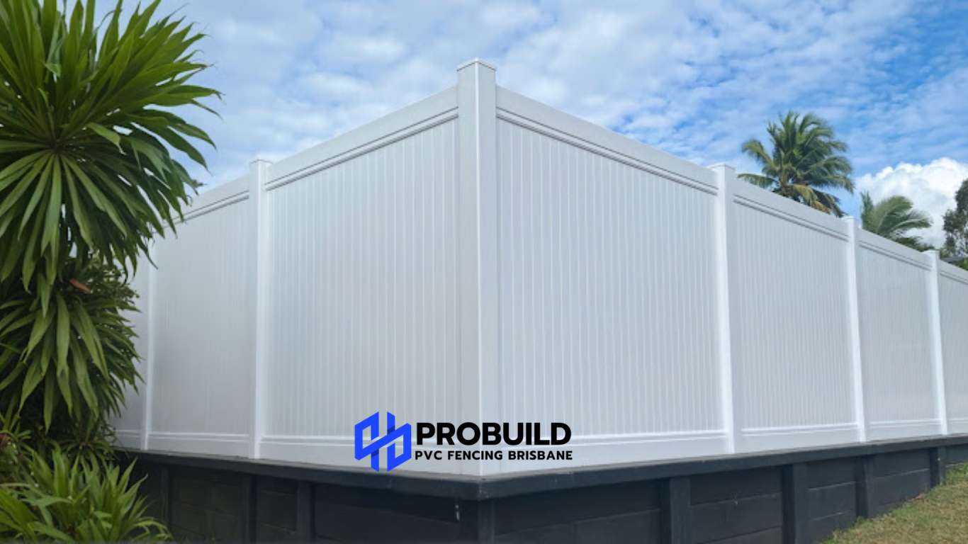 Picket Top Semi-Privacy PVC Fence Perth